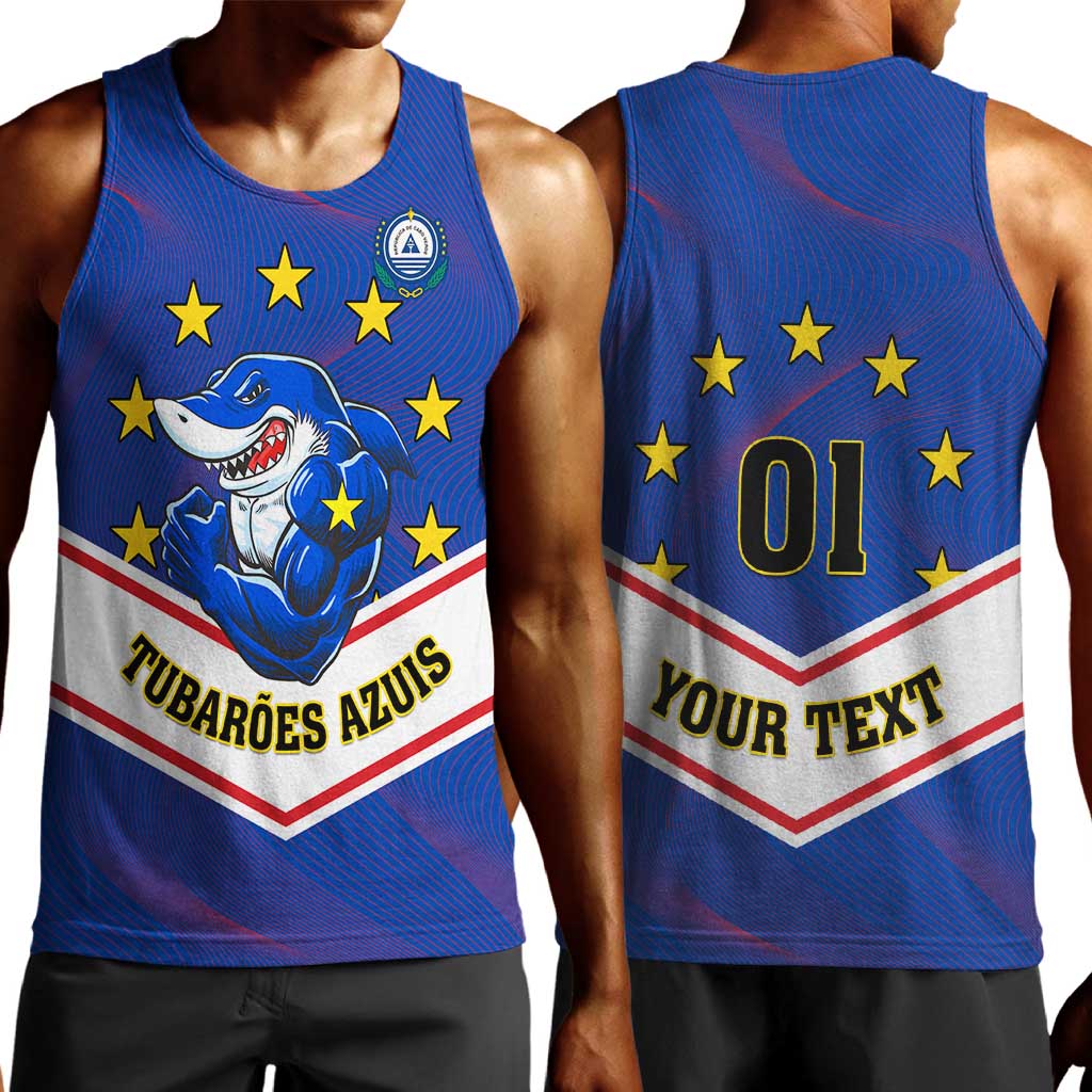 Support the Tubaroes Azuis - Cape Verde Football Men Tank Top LT01