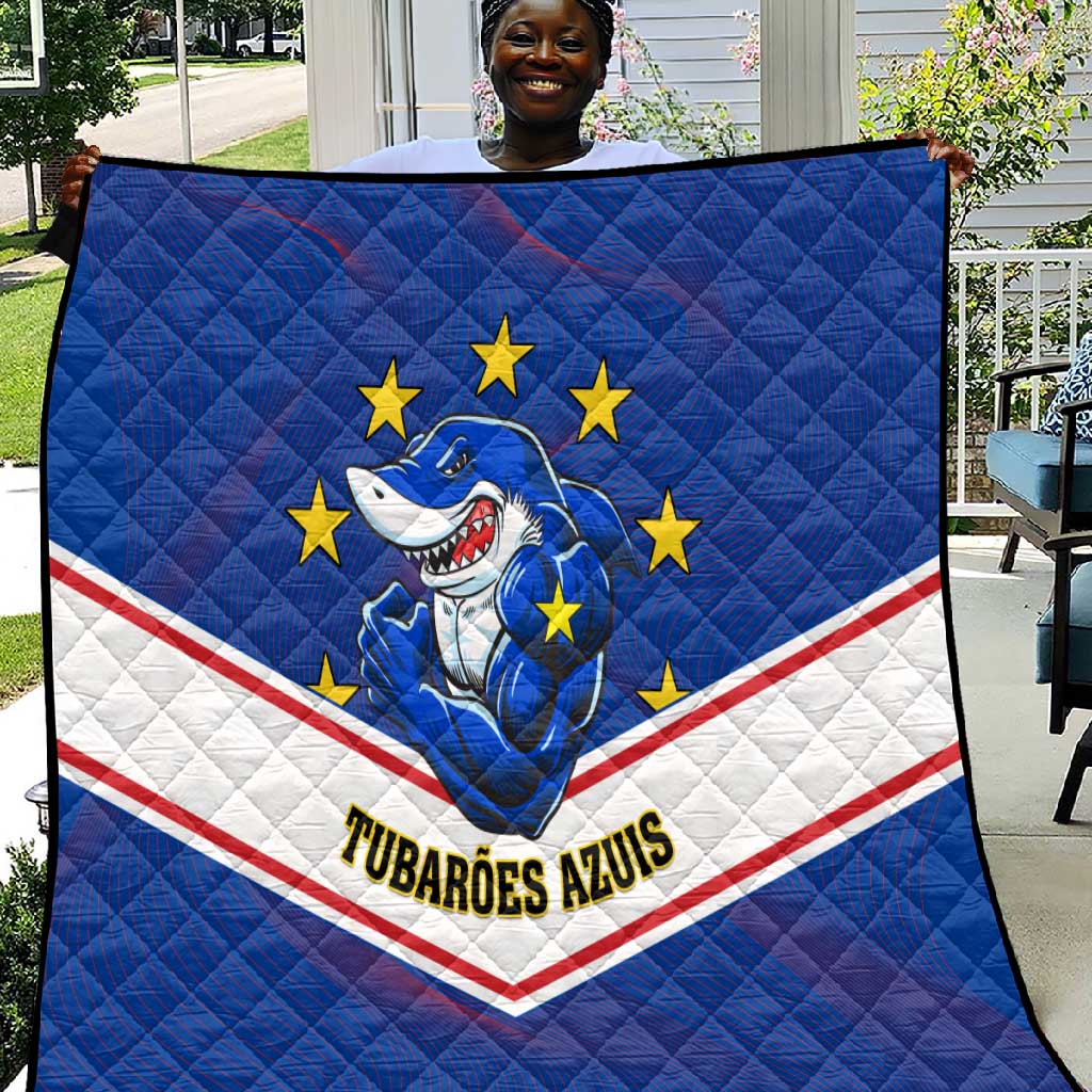 Support the Tubaroes Azuis - Cape Verde Football Quilt LT01