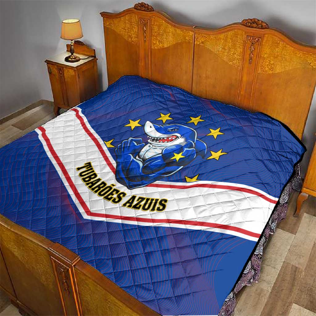Support the Tubaroes Azuis - Cape Verde Football Quilt LT01