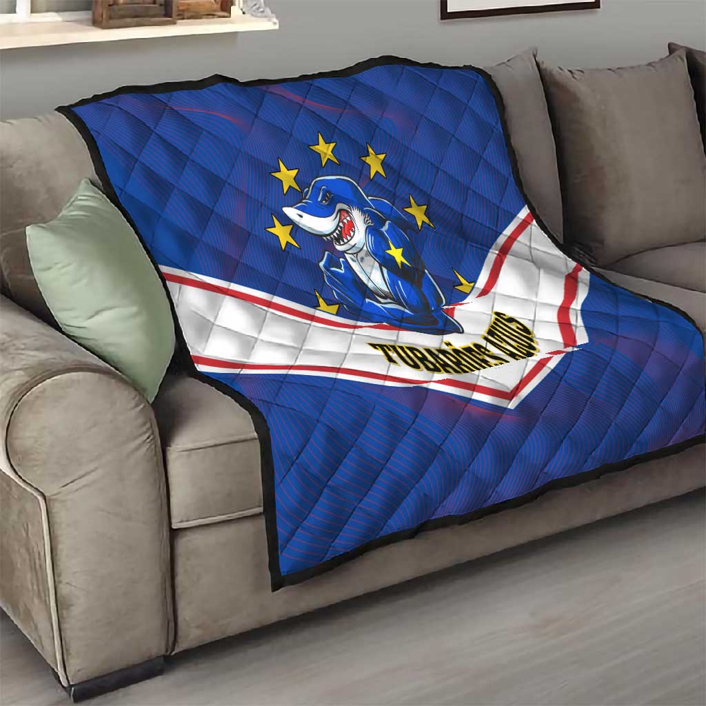 Support the Tubaroes Azuis - Cape Verde Football Quilt LT01