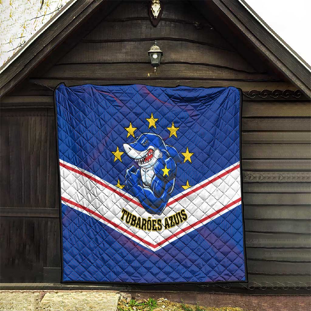 Support the Tubaroes Azuis - Cape Verde Football Quilt LT01