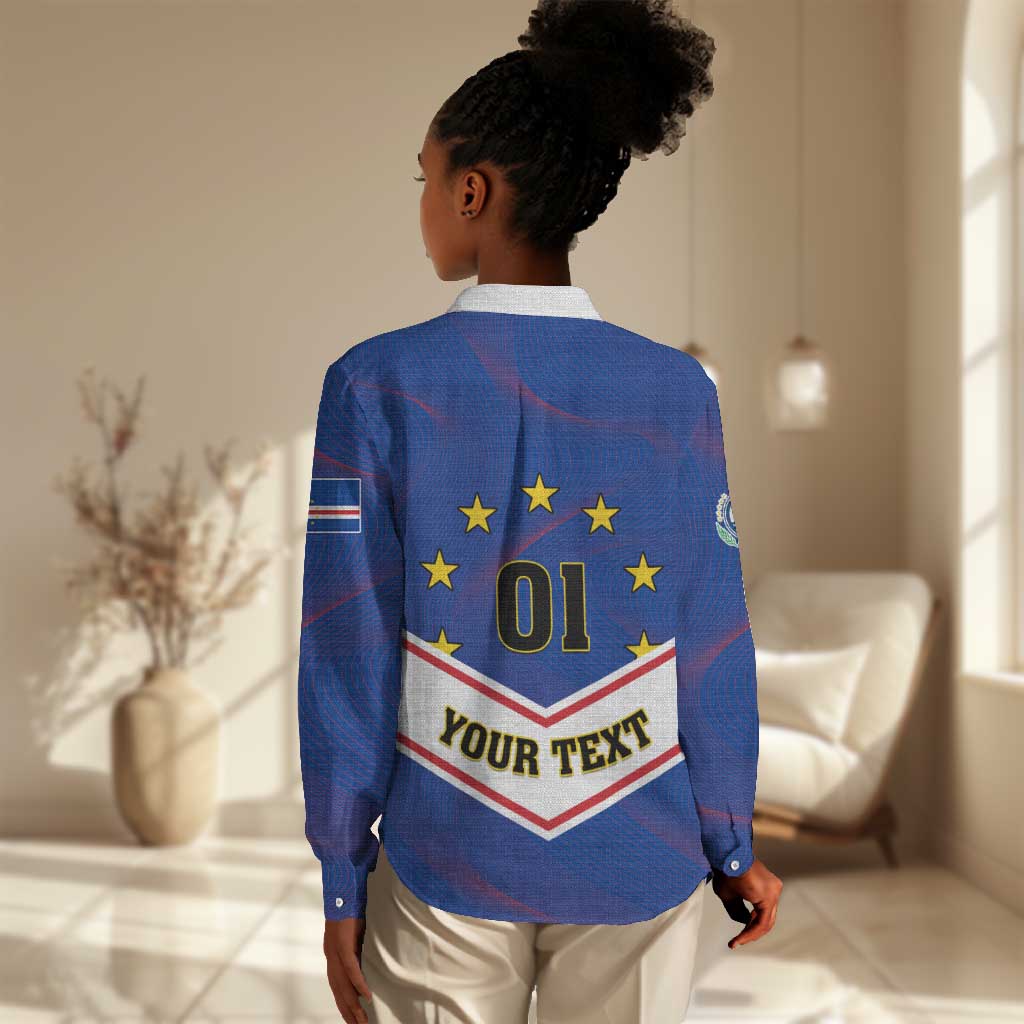 Support the Tubaroes Azuis - Cape Verde Football Women Casual Shirt LT01
