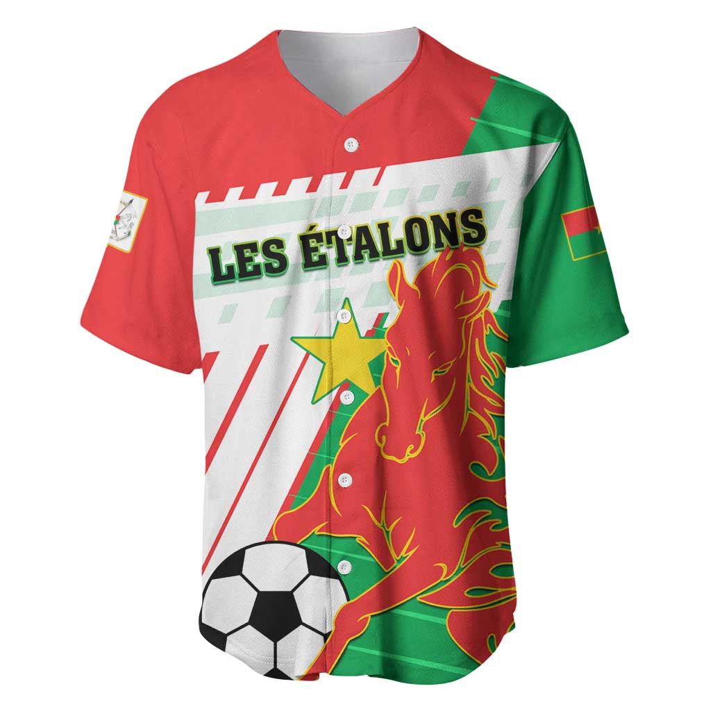 Support Les Etalons - Burkina Faso Football Baseball Jersey LT01