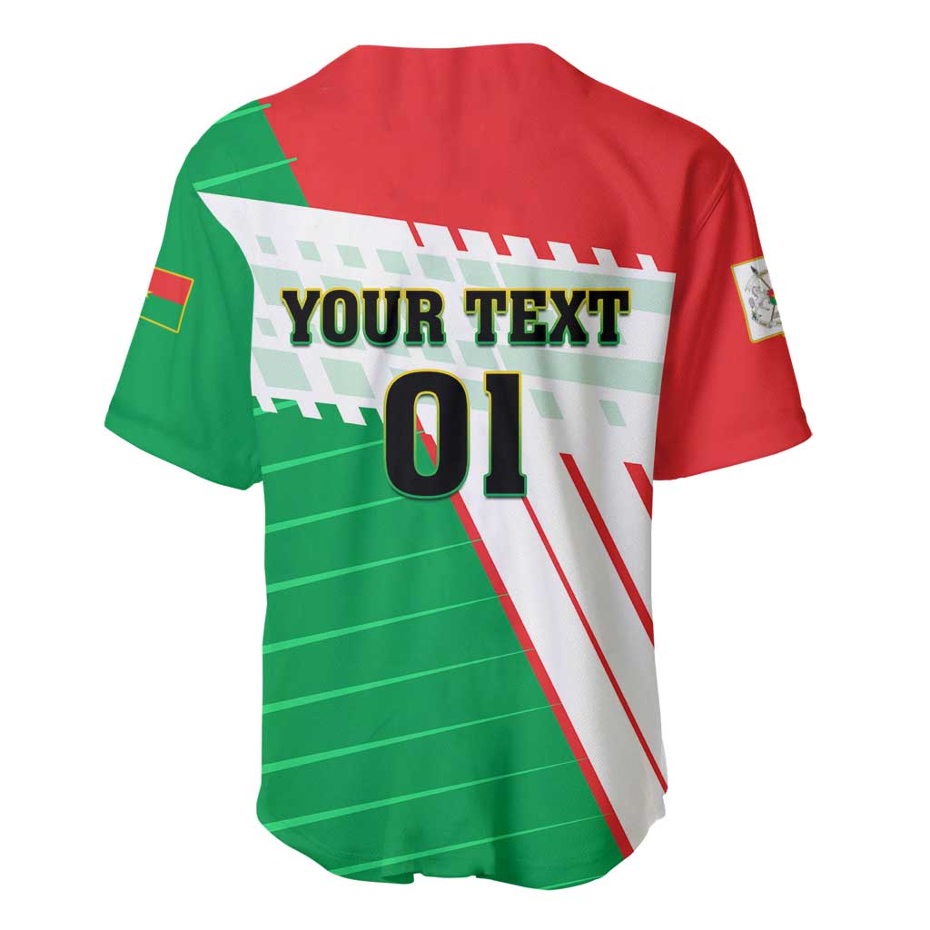 Support Les Etalons - Burkina Faso Football Baseball Jersey LT01