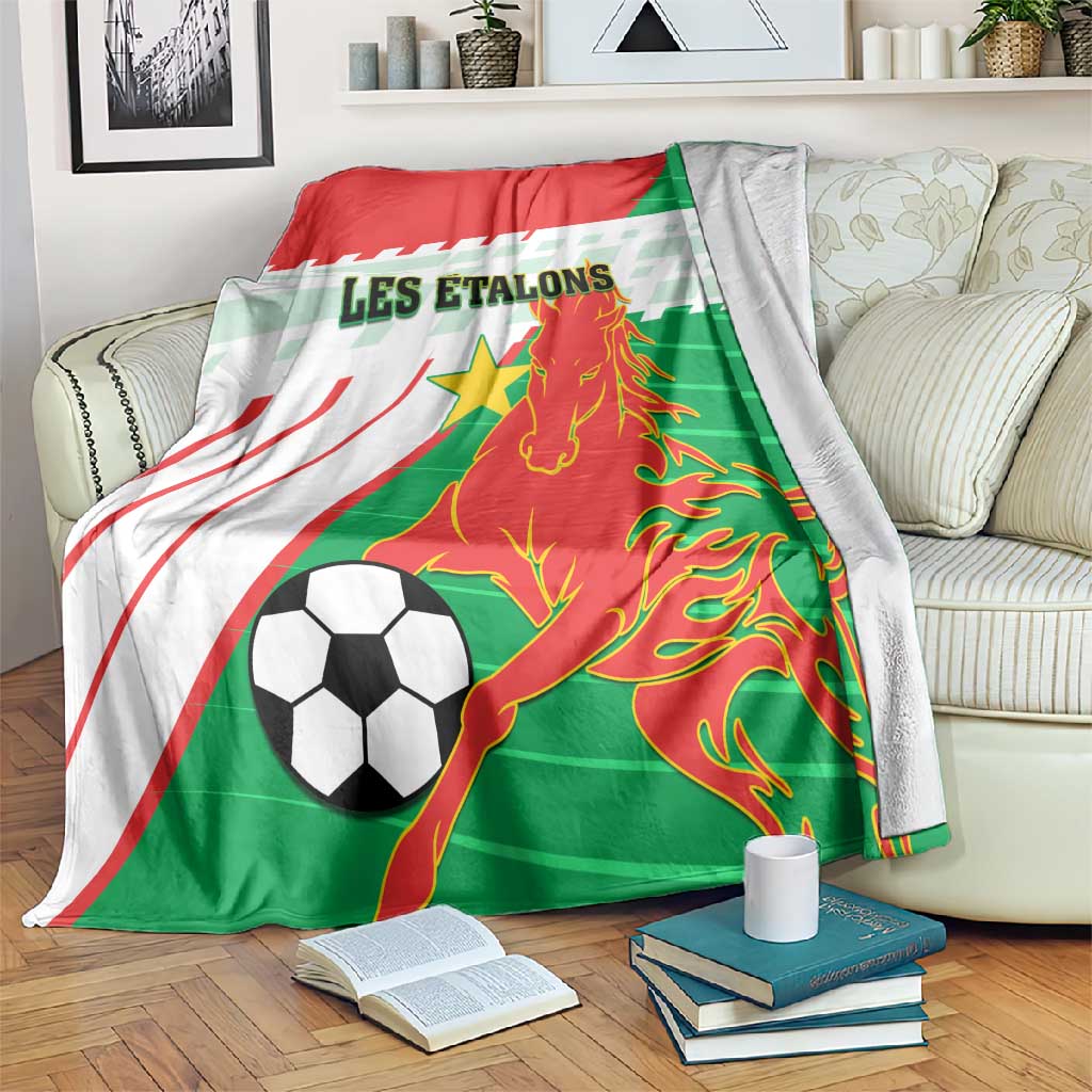 Support Les Etalons - Burkina Faso Football Blanket LT01