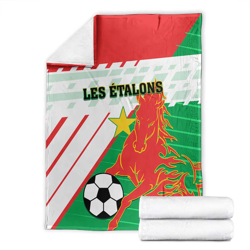 Support Les Etalons - Burkina Faso Football Blanket LT01