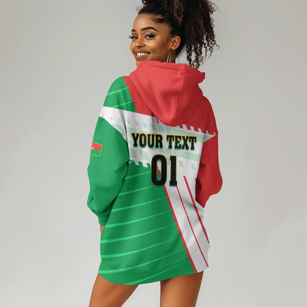 Support Les Etalons - Burkina Faso Football Hoodie Dress LT01