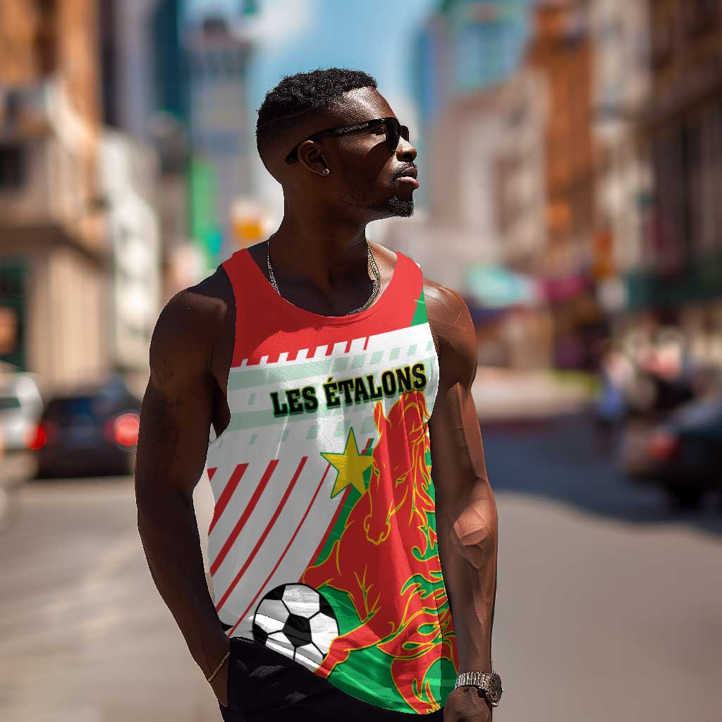 Support Les Etalons - Burkina Faso Football Men Tank Top LT01
