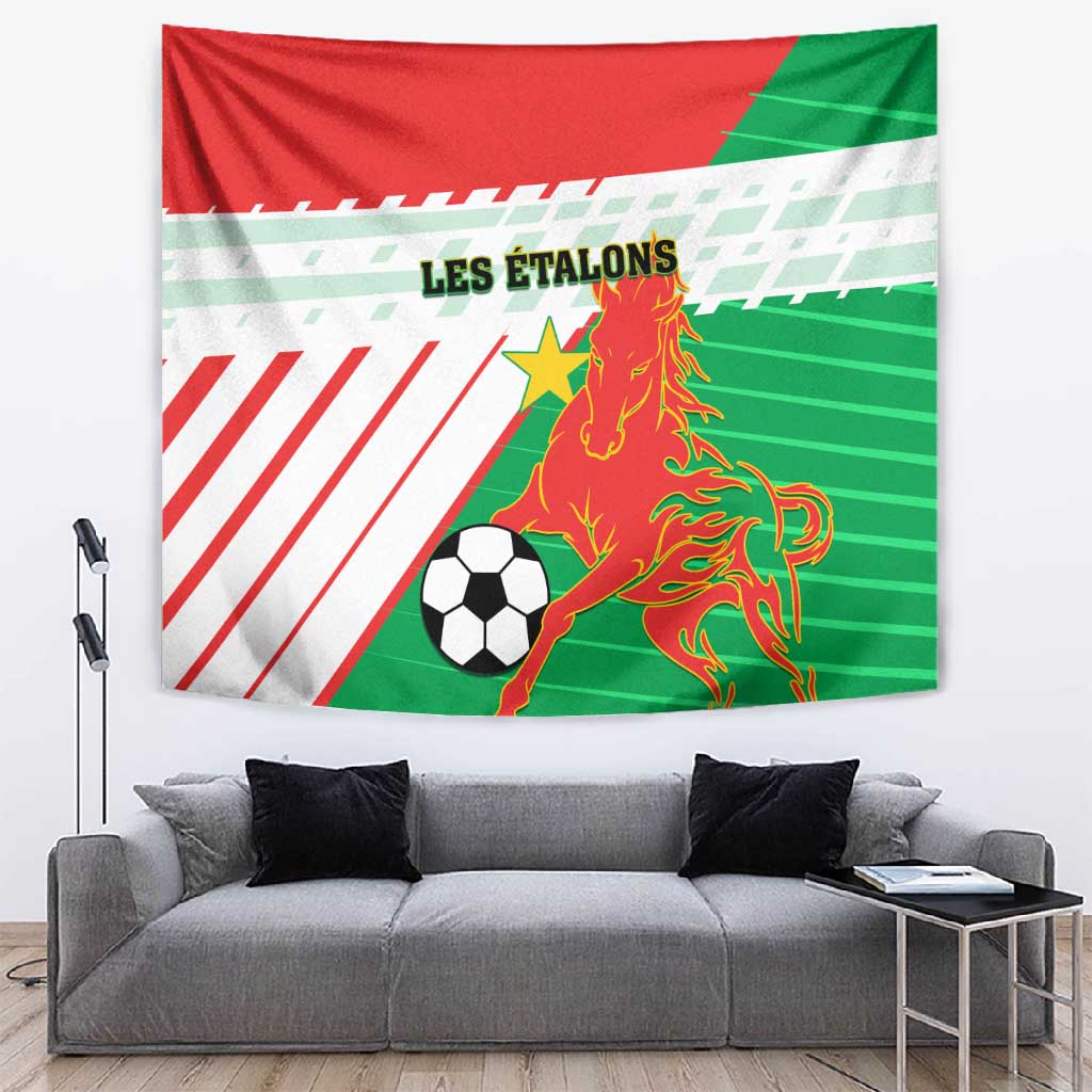 Support Les Etalons - Burkina Faso Football Tapestry LT01
