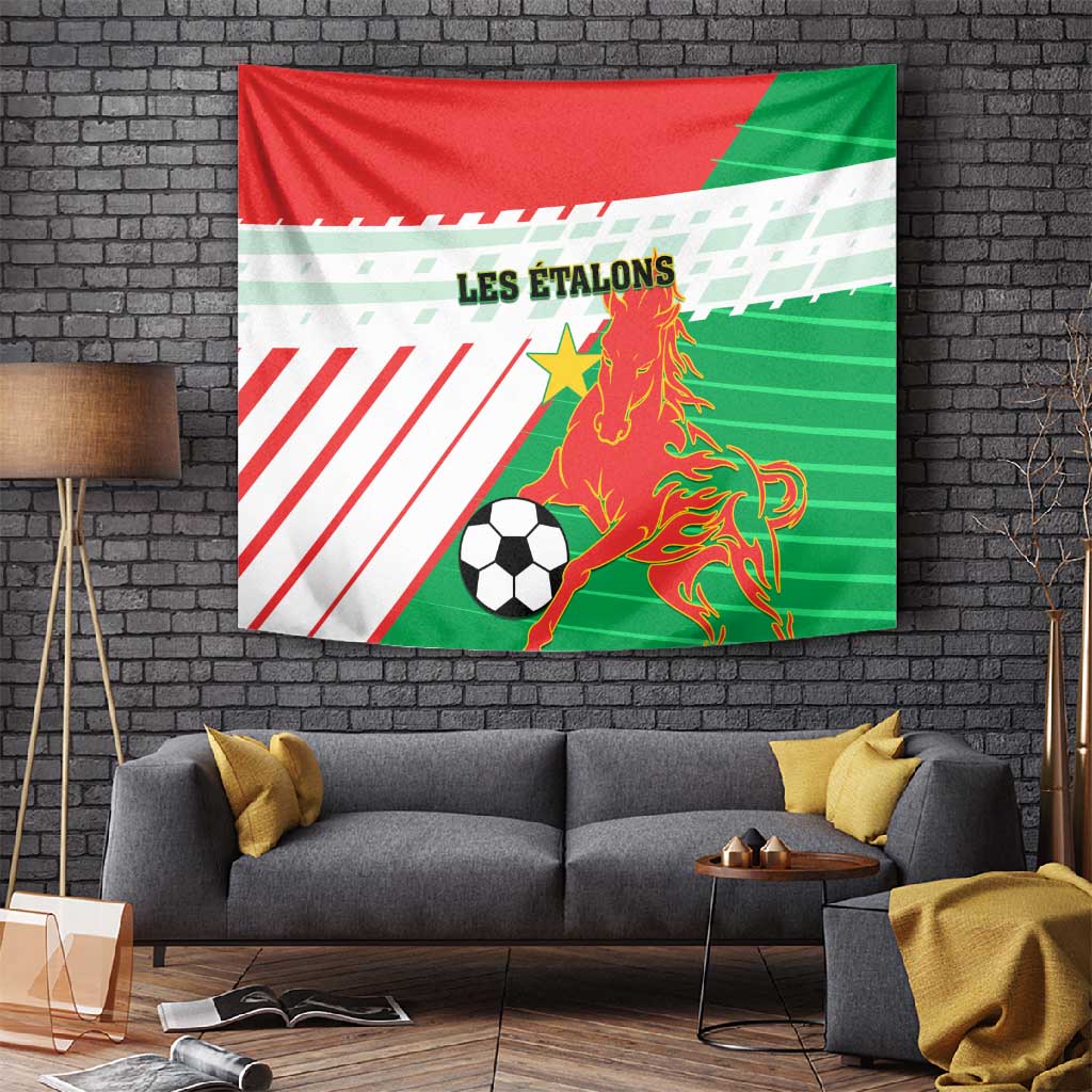 Support Les Etalons - Burkina Faso Football Tapestry LT01