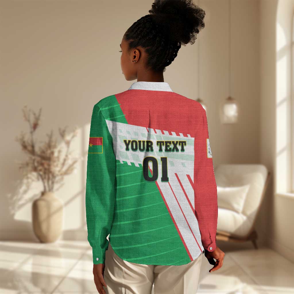 Support Les Etalons - Burkina Faso Football Women Casual Shirt LT01