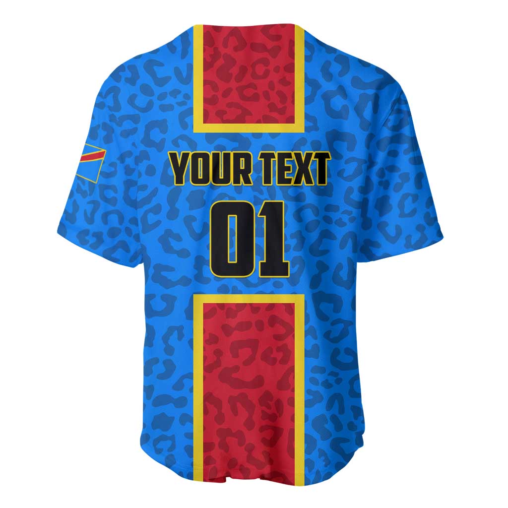 Support Les Leopards - DR Congo Football Baseball Jersey LT01