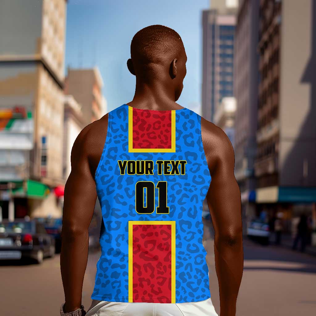 Support Les Leopards - DR Congo Football Men Tank Top LT01
