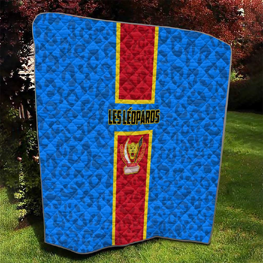 Support Les Leopards - DR Congo Football Quilt LT01