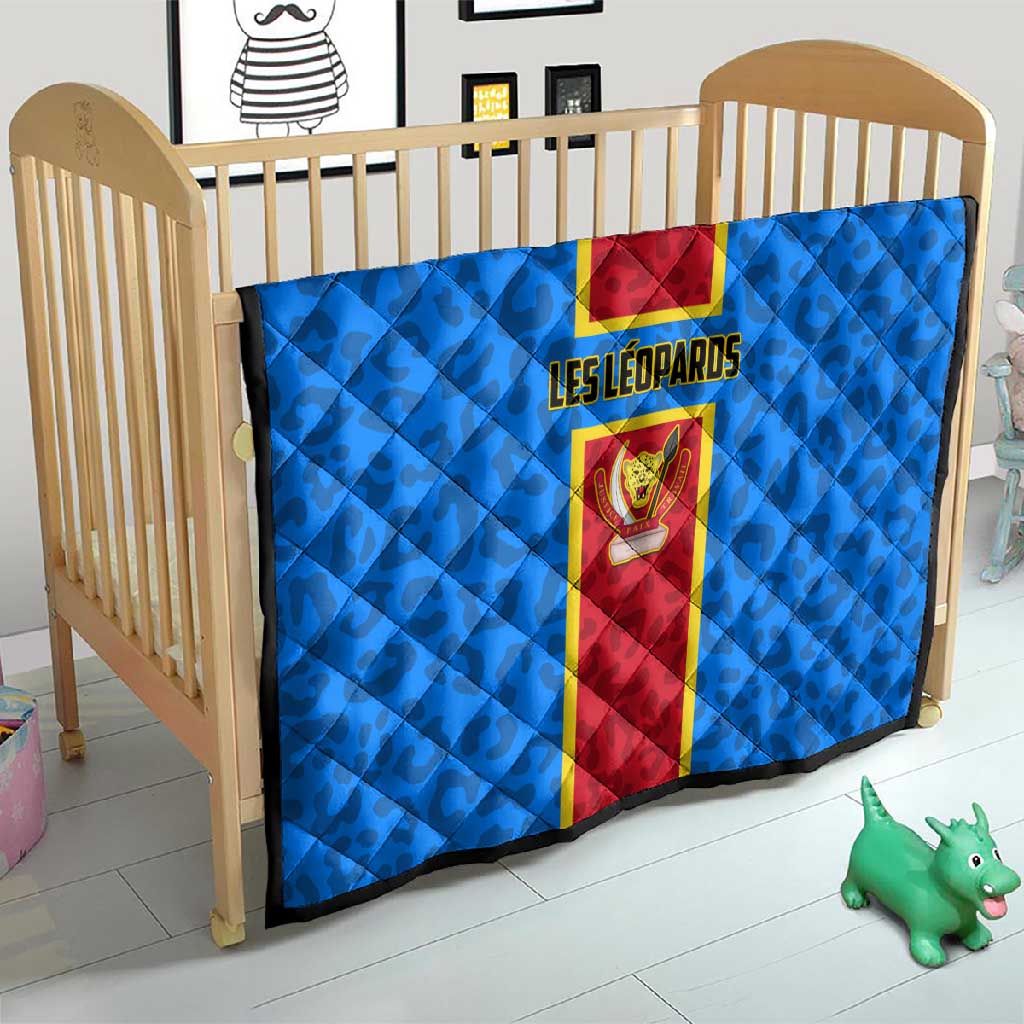 Support Les Leopards - DR Congo Football Quilt LT01