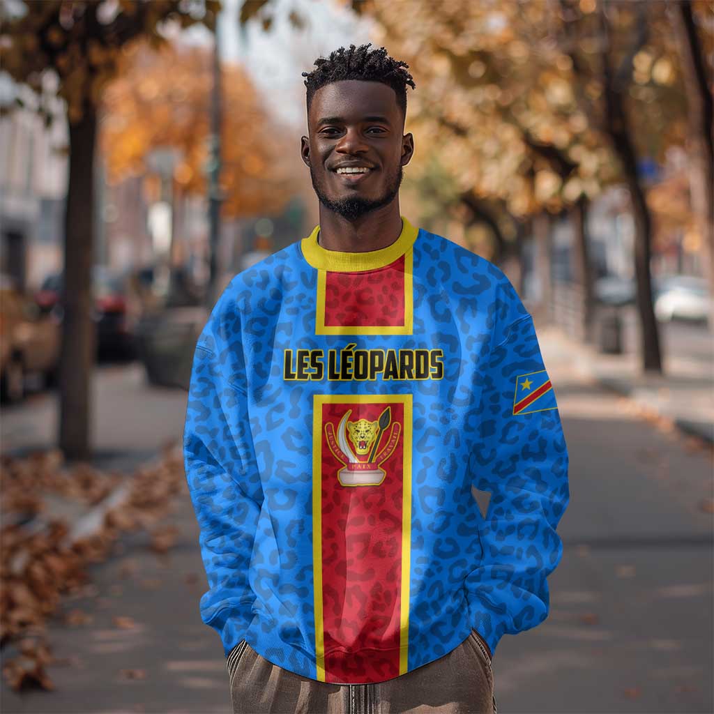 Support Les Leopards - DR Congo Football Sweatshirt LT01