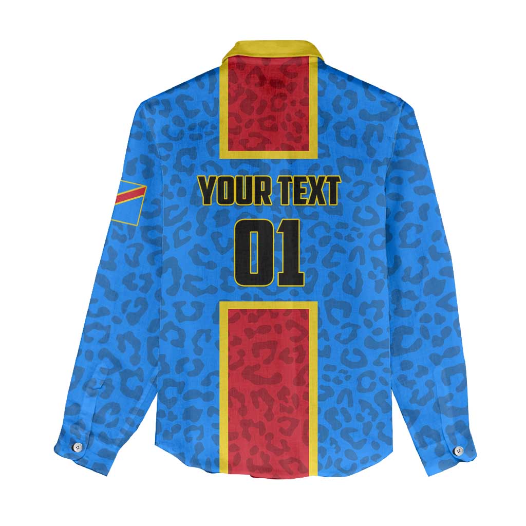 Support Les Leopards - DR Congo Football Women Casual Shirt LT01