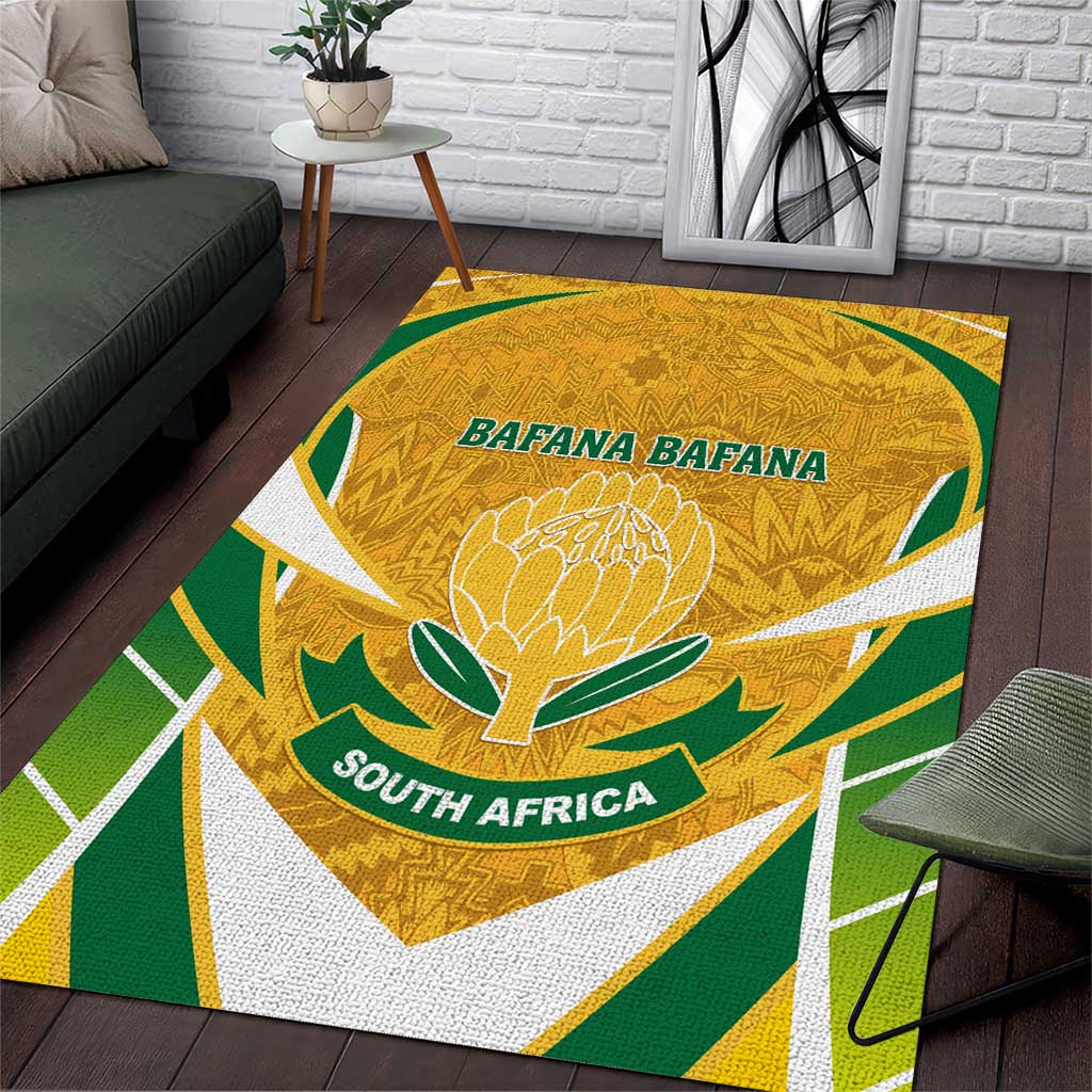 Support Bafana Bafana - South Africa Soccer Area Rug LT01