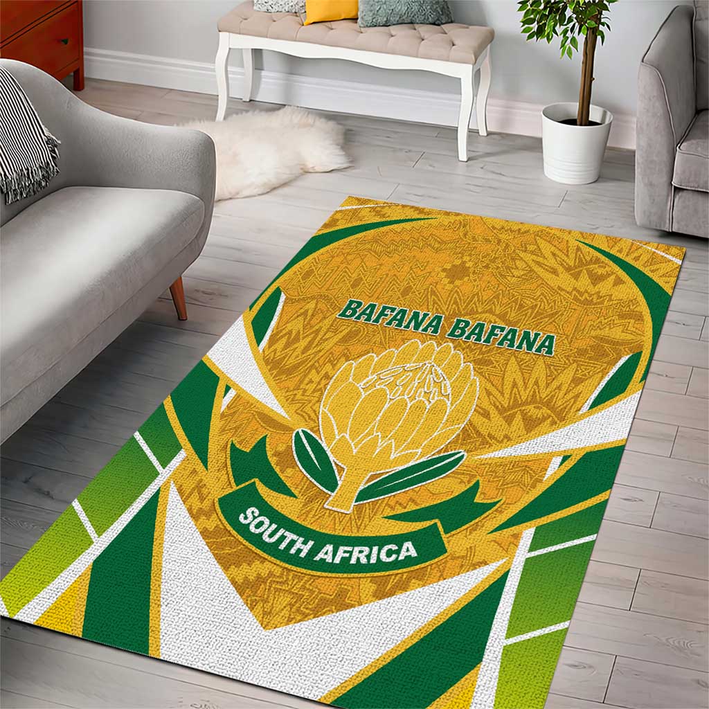 Support Bafana Bafana - South Africa Soccer Area Rug LT01