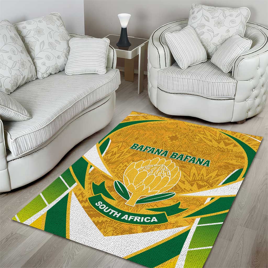 Support Bafana Bafana - South Africa Soccer Area Rug LT01