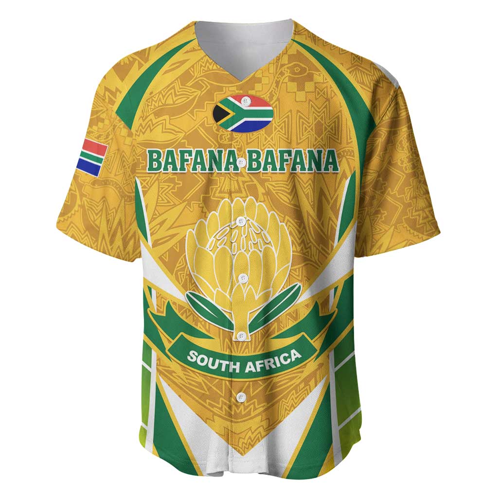 Support Bafana Bafana - South Africa Soccer Baseball Jersey LT01