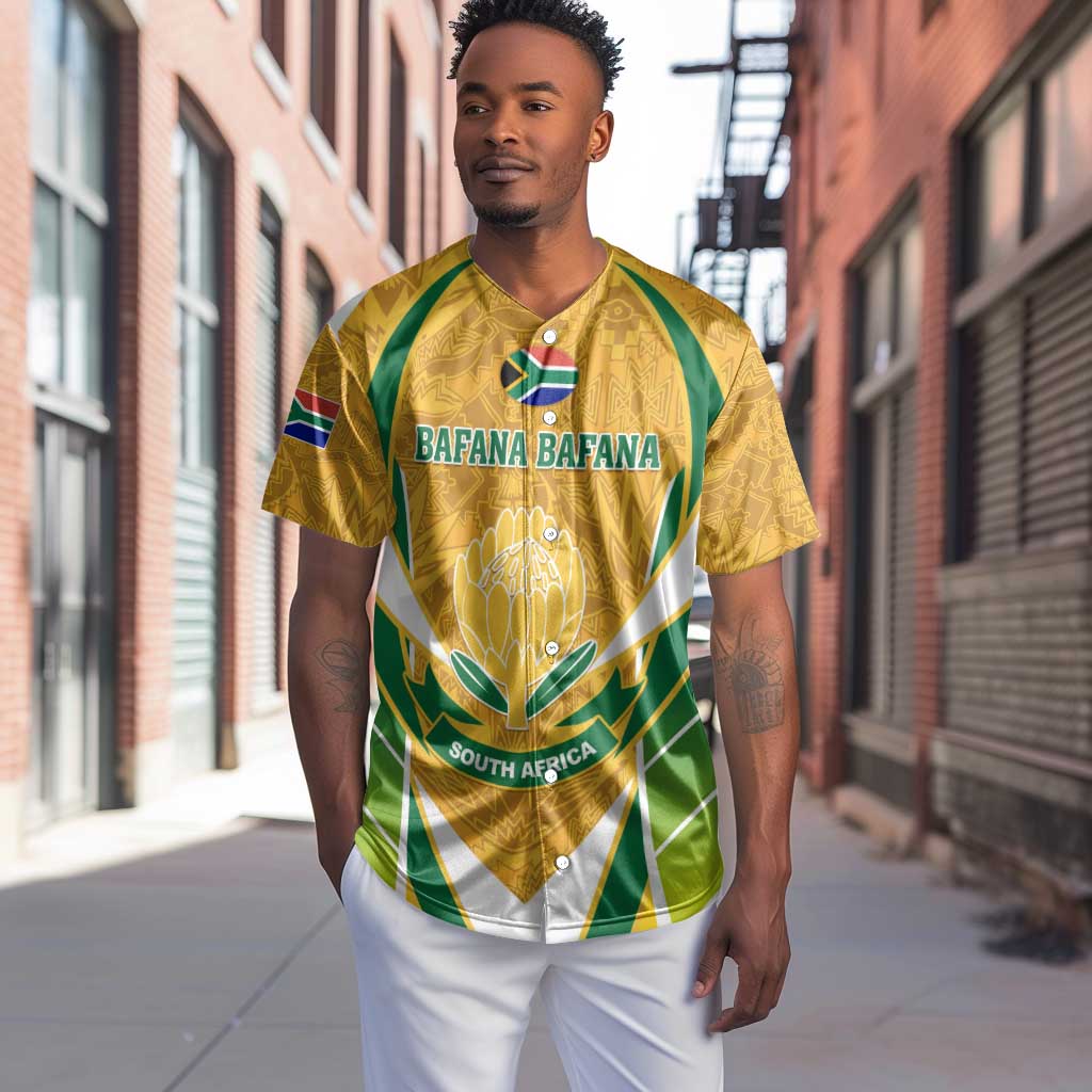 Support Bafana Bafana - South Africa Soccer Baseball Jersey LT01