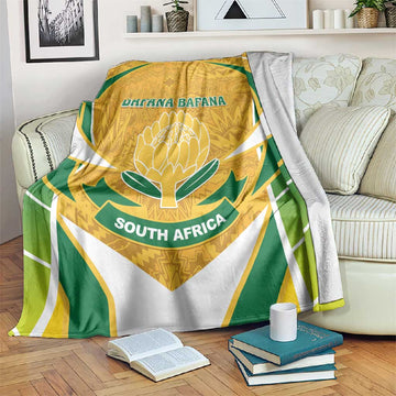 Support Bafana Bafana - South Africa Soccer Blanket LT01