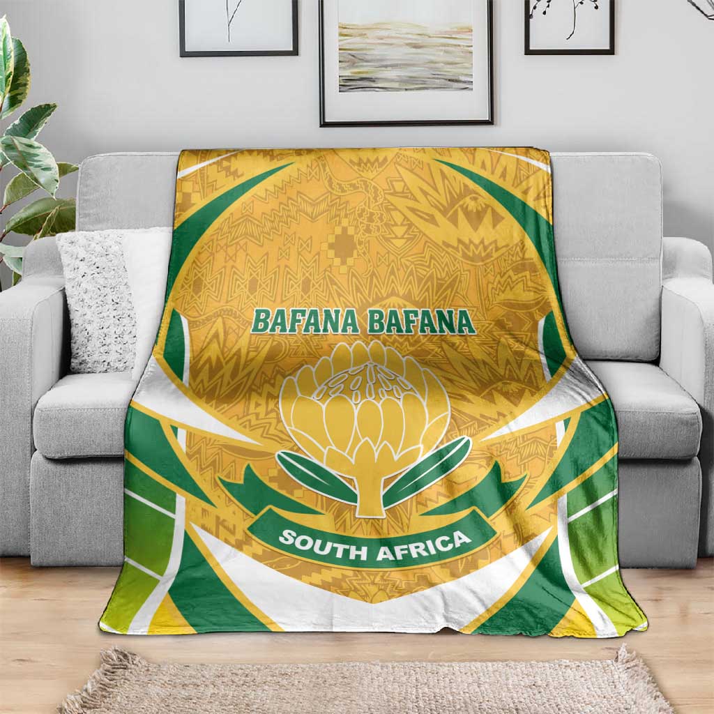 Support Bafana Bafana - South Africa Soccer Blanket LT01