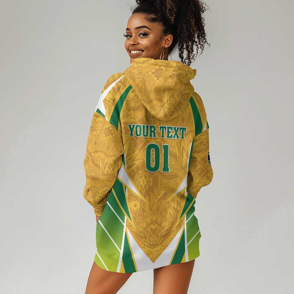 Support Bafana Bafana - South Africa Soccer Hoodie Dress LT01