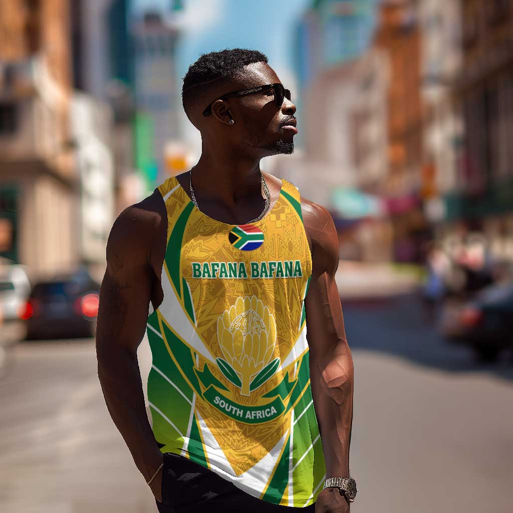 Support Bafana Bafana - South Africa Soccer Men Tank Top LT01