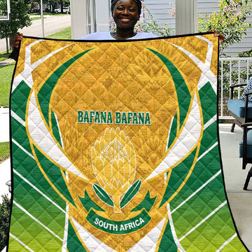 Support Bafana Bafana - South Africa Soccer Quilt LT01