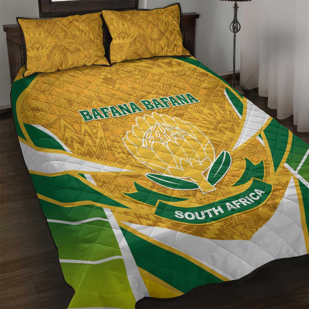 Support Bafana Bafana - South Africa Soccer Quilt Bed Set LT01