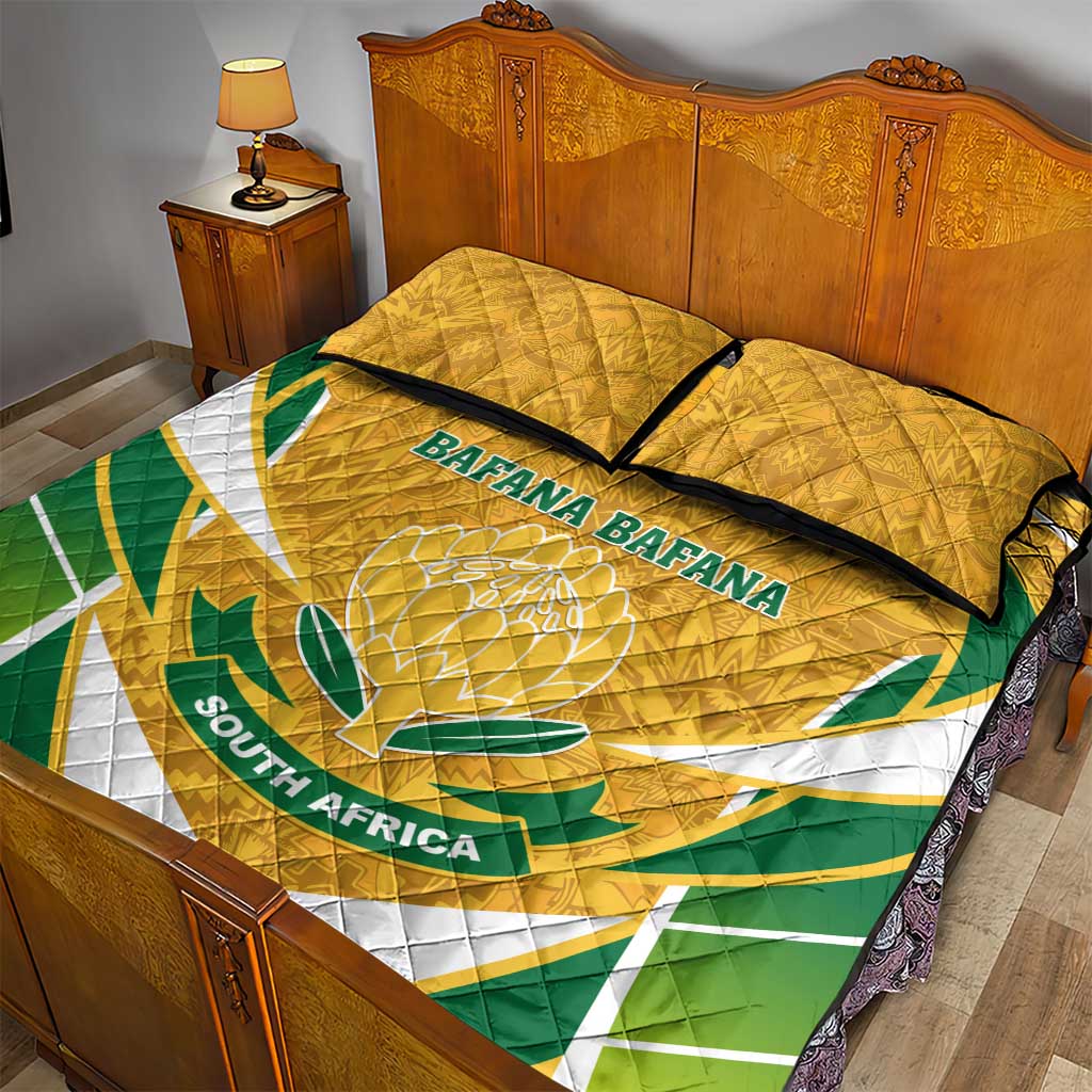 Support Bafana Bafana - South Africa Soccer Quilt Bed Set LT01