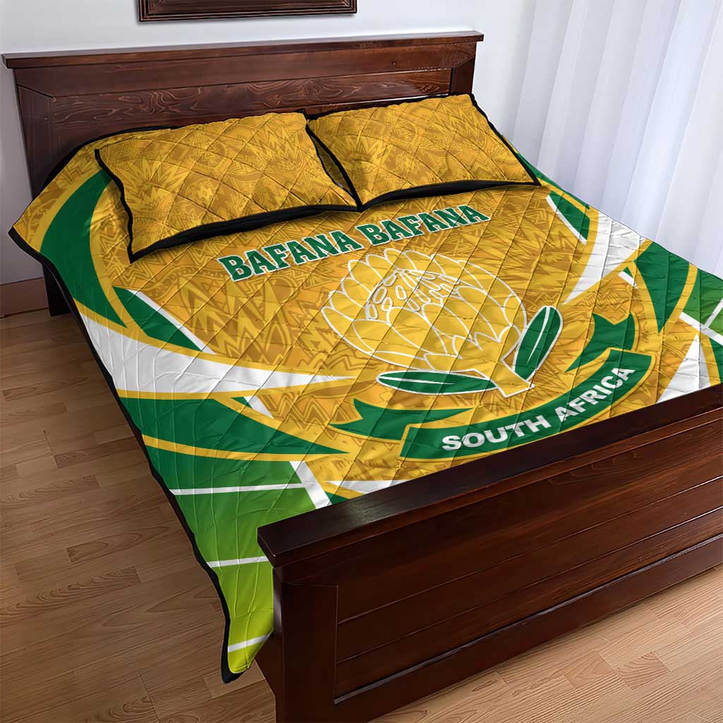 Support Bafana Bafana - South Africa Soccer Quilt Bed Set LT01