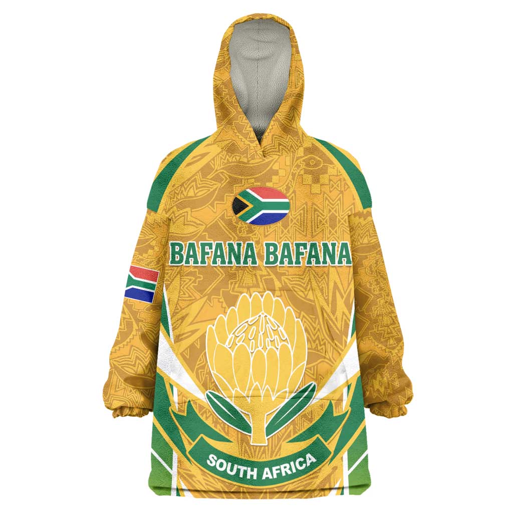 Support Bafana Bafana - South Africa Soccer Wearable Blanket Hoodie LT01