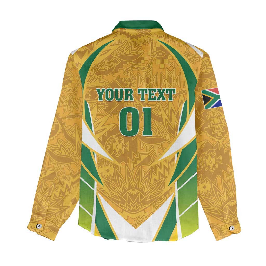 Support Bafana Bafana - South Africa Soccer Women Casual Shirt LT01