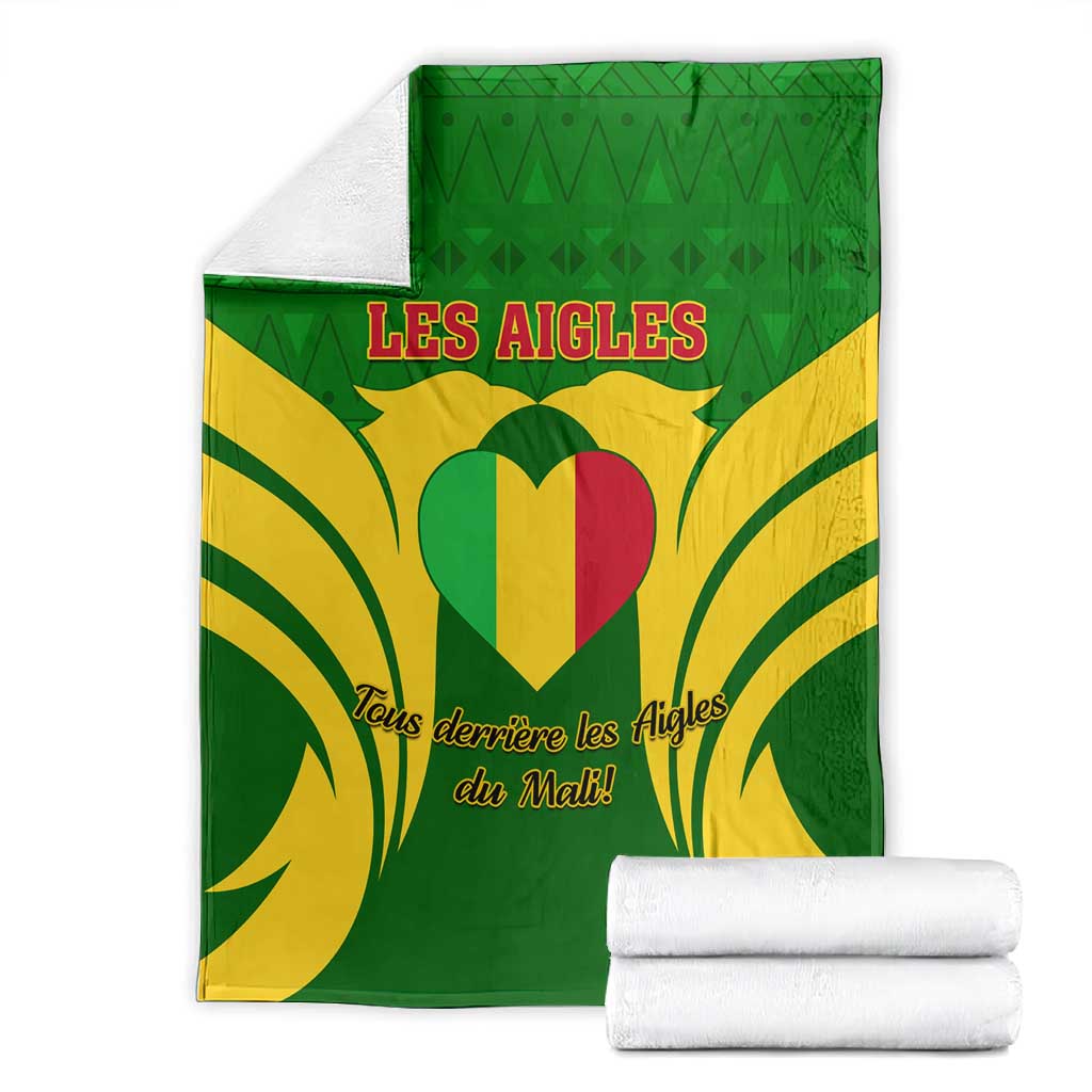 Support Les Aigles Du Mali - Mali Football Blanket LT01