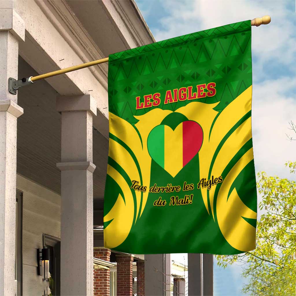 Support Les Aigles Du Mali - Mali Football Garden Flag LT01
