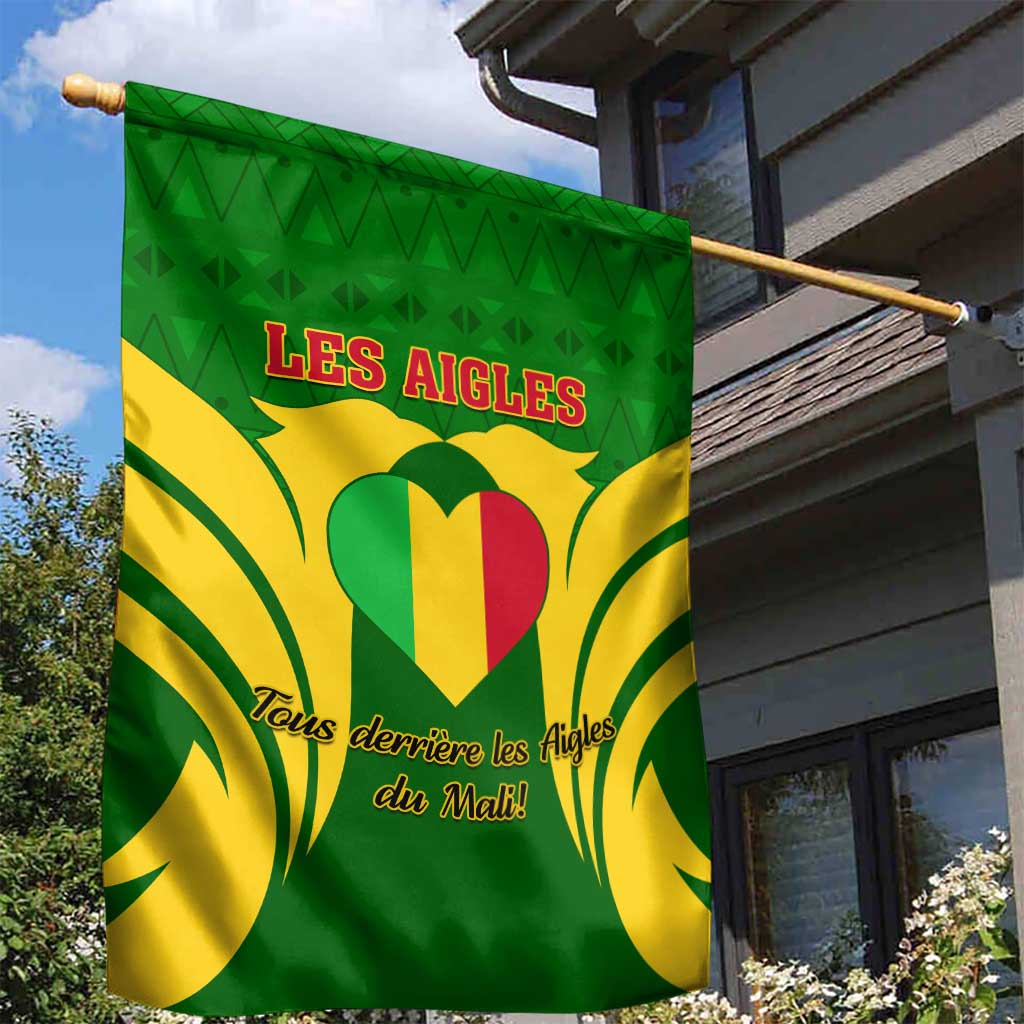 Support Les Aigles Du Mali - Mali Football Garden Flag LT01