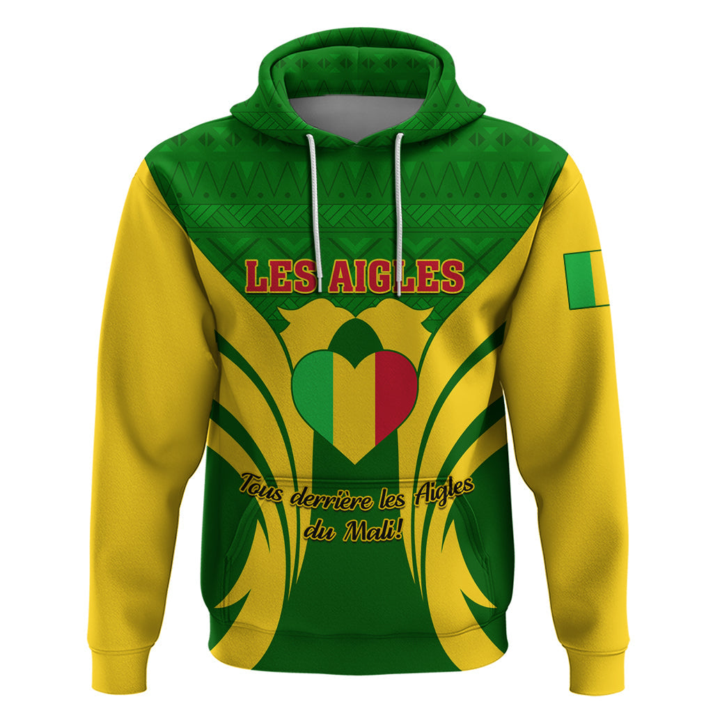 Mali Football Hoodie Tous Derriere Les Aigles Du Mali LT01