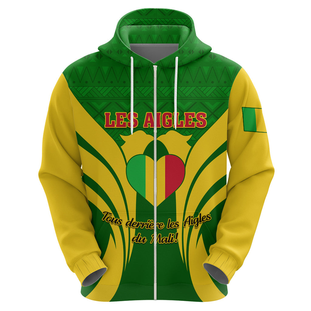 Mali Football Hoodie Tous Derriere Les Aigles Du Mali LT01