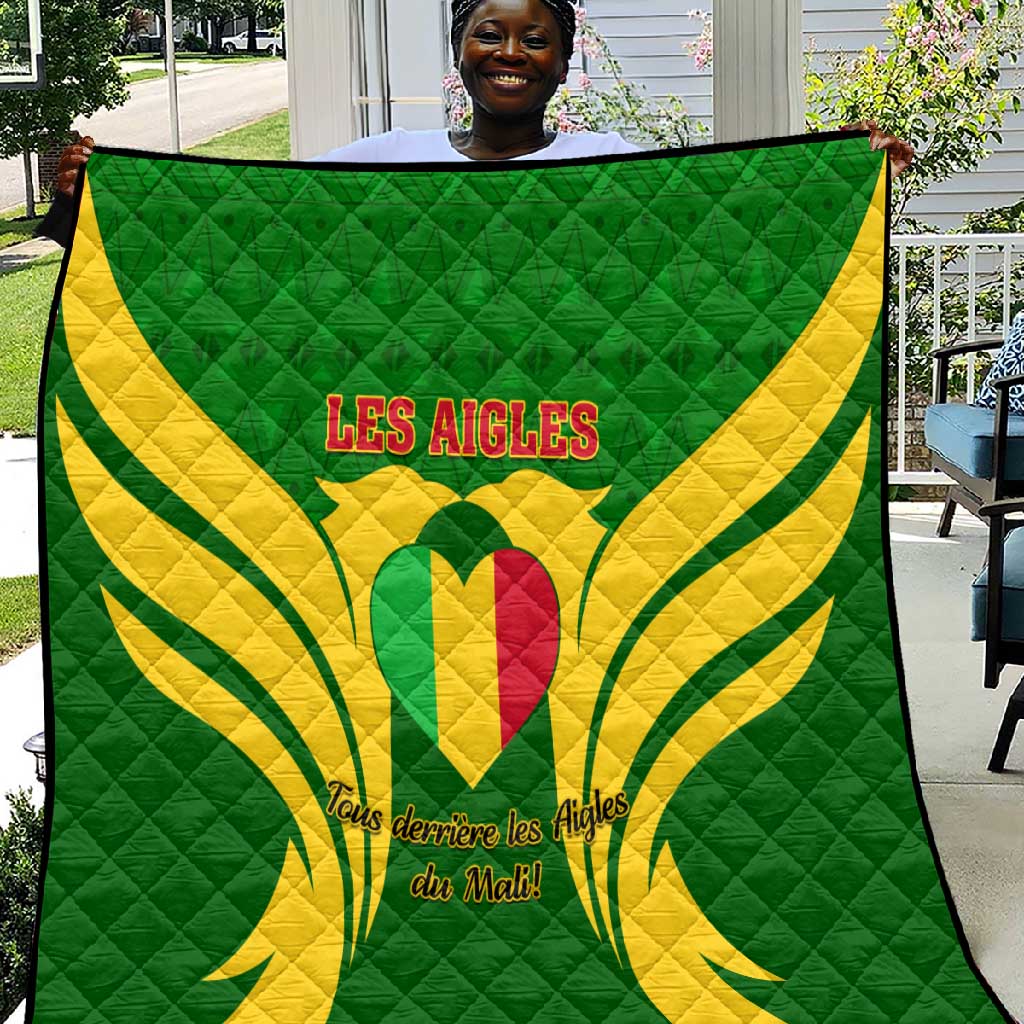 Support Les Aigles Du Mali - Mali Football Quilt LT01