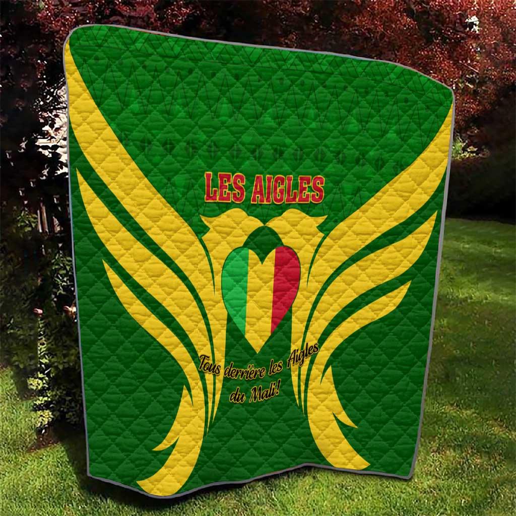 Support Les Aigles Du Mali - Mali Football Quilt LT01