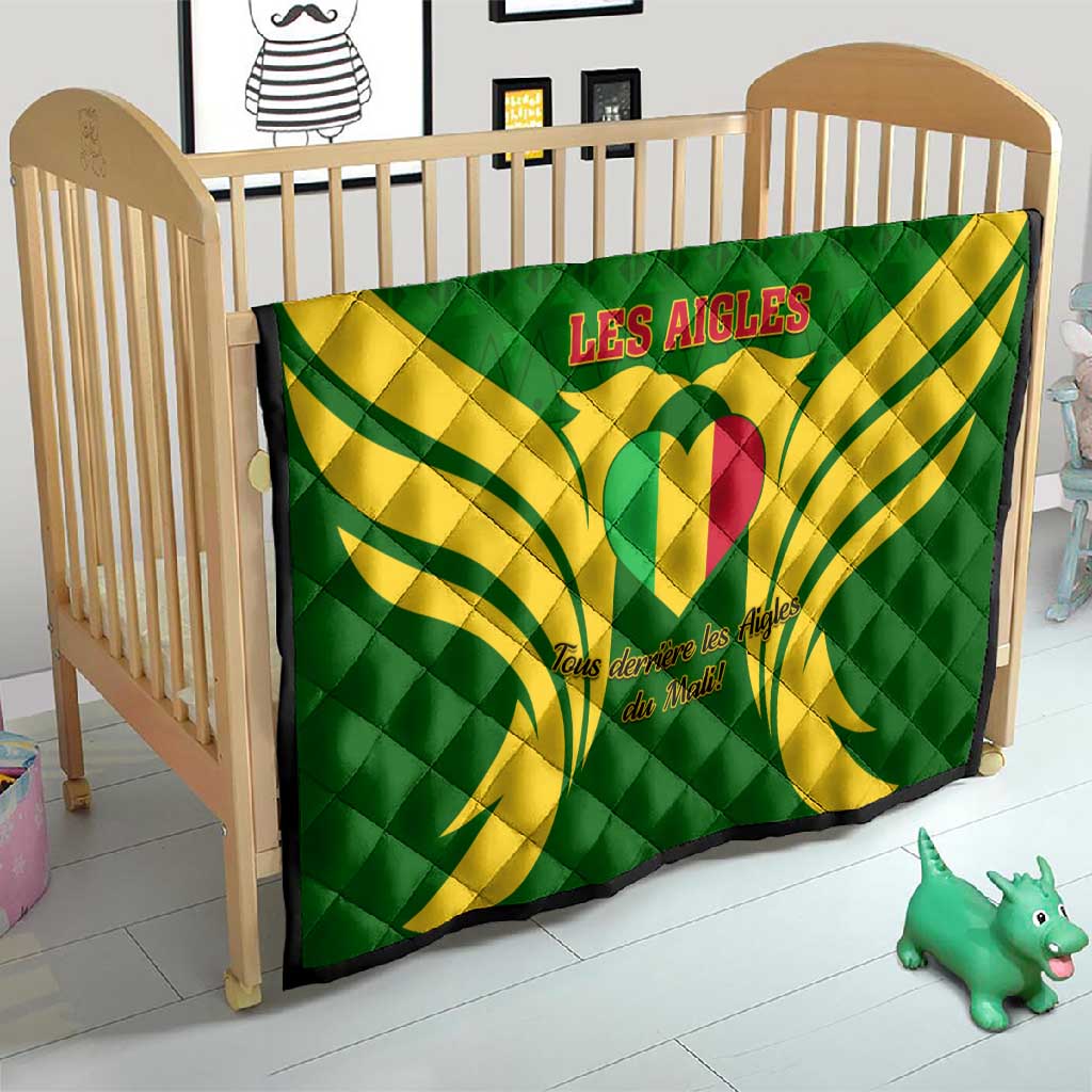 Support Les Aigles Du Mali - Mali Football Quilt LT01