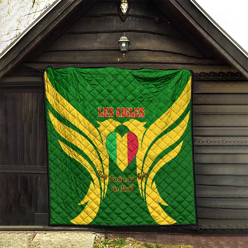 Support Les Aigles Du Mali - Mali Football Quilt LT01