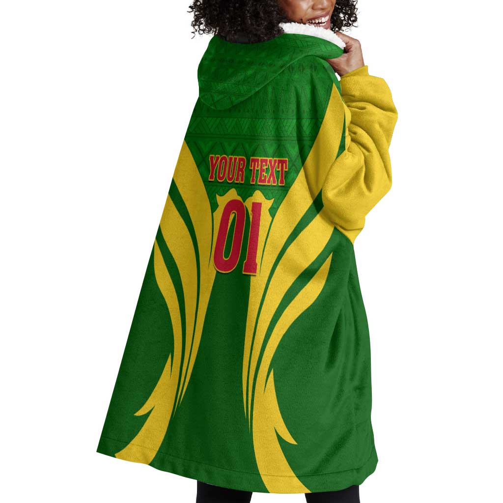Support Les Aigles Du Mali - Mali Football Wearable Blanket Hoodie LT01