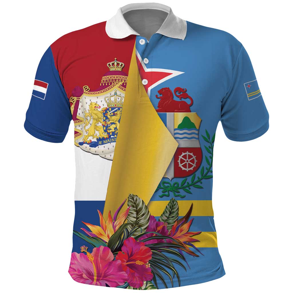 Aruba-Netherlands Polo Shirt Tropical Unique Style LT01