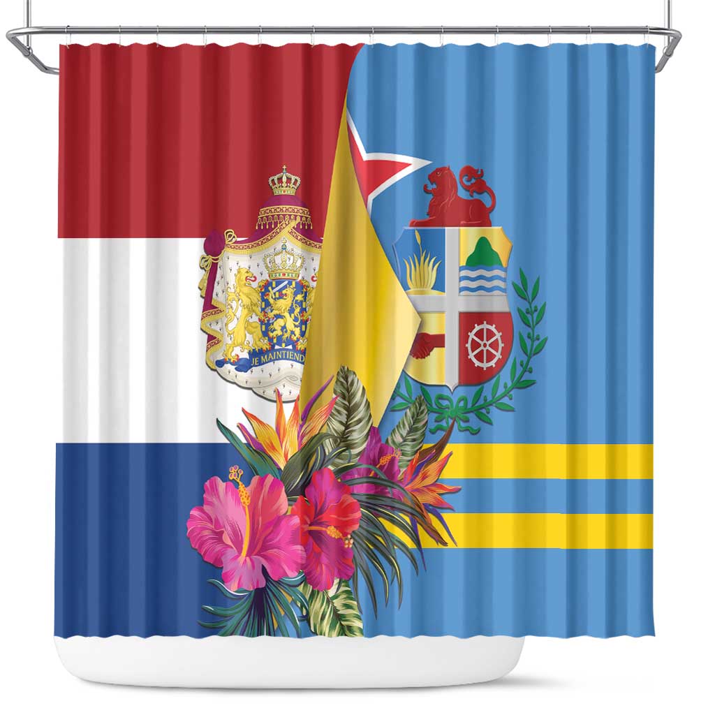 Aruba-Netherlands Shower Curtain Tropical Unique Style LT01