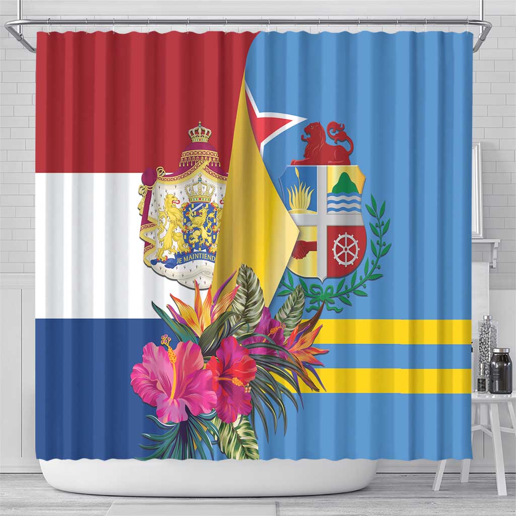 Aruba-Netherlands Shower Curtain Tropical Unique Style LT01