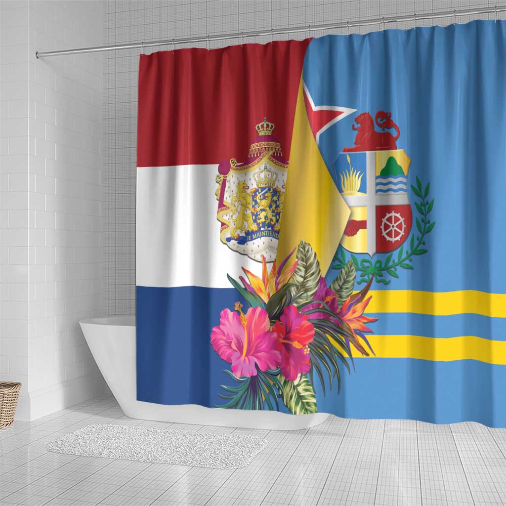 Aruba-Netherlands Shower Curtain Tropical Unique Style LT01